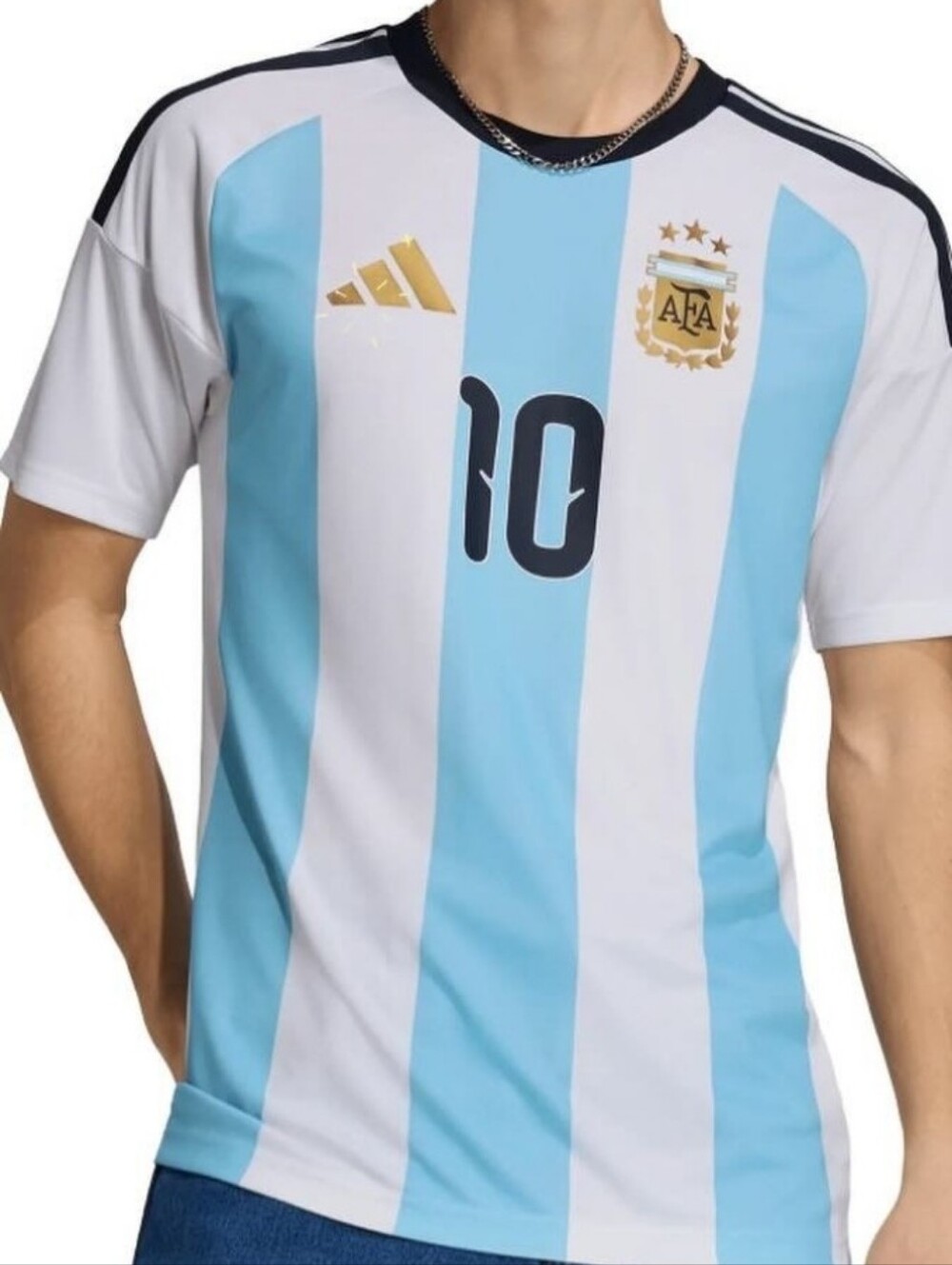 Adidas Argentina 2026 Home Messi Fan Jersey, Messi & # On Back, Variety Of Sizes - Picture 4 of 7